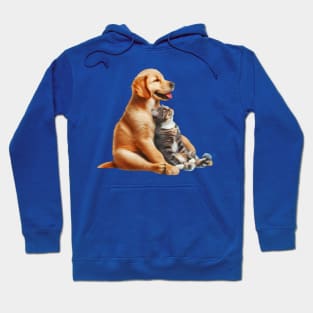 Dog and cat Hoodie
